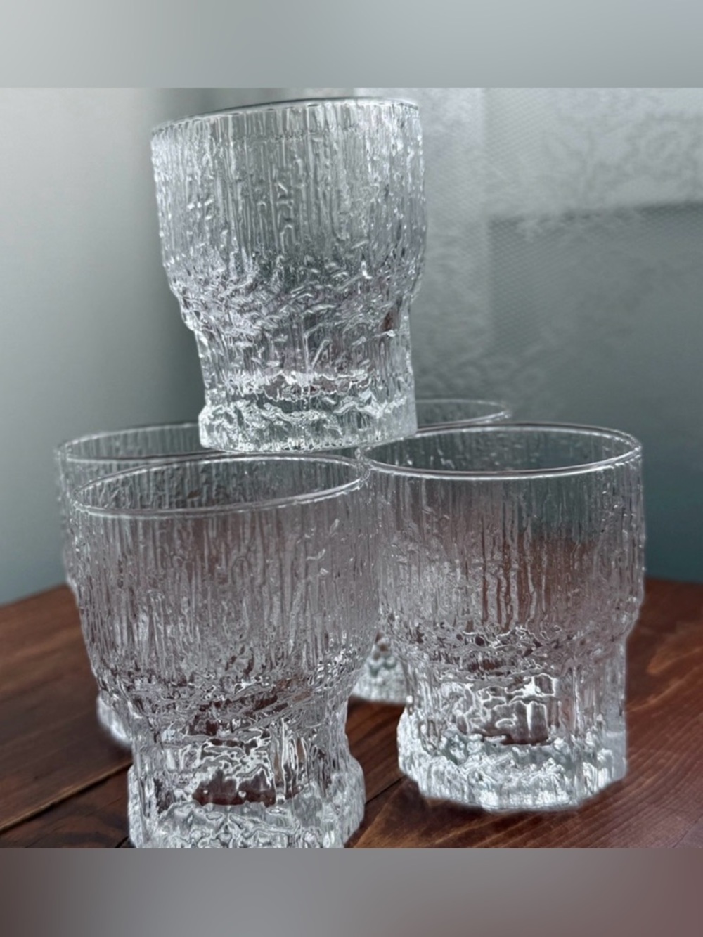 IITALA TAPIO WIRKKALA FINLAND GLASS Littala Aslak 250ml Tubblers/Shot/Liquer